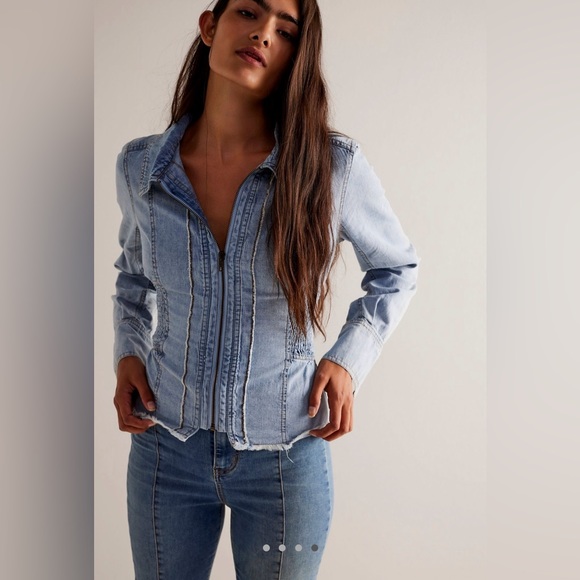 Free people Denim Shirt - Picture 3 of 11